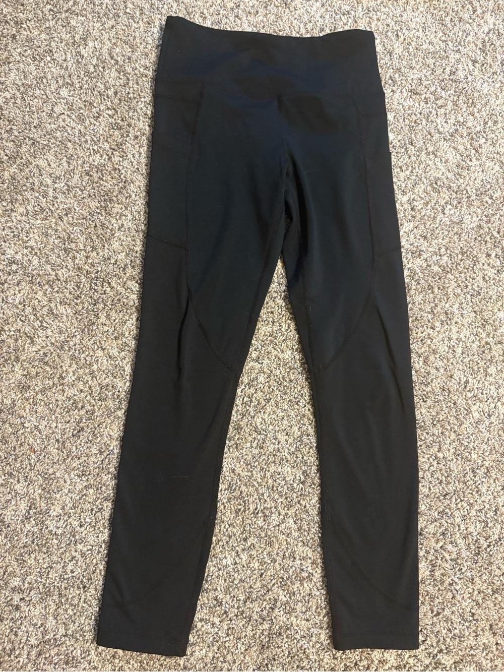 Zyia Light and Tight Black High-Waist Athletic Leggings with pockets